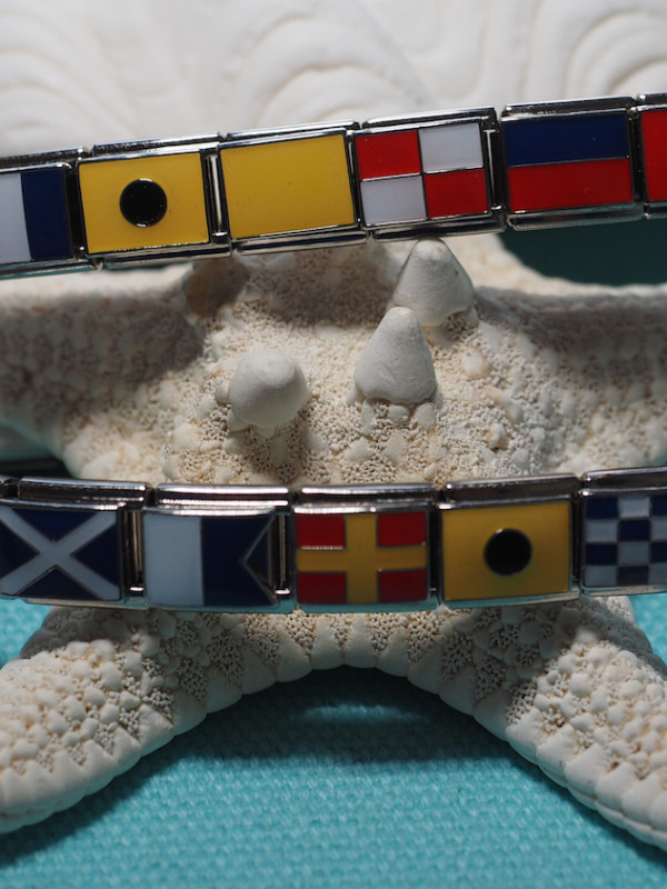 Nautical Code Flag Bracelet