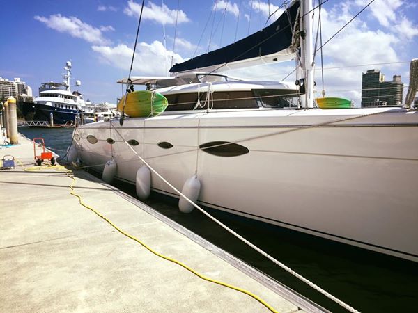 Yacht wash down - Boat cleaning Gold Coast