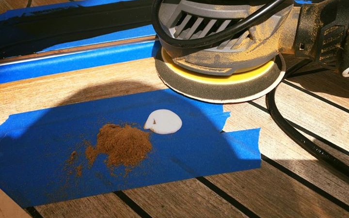 Etiquette Marine Tips - Save your sanding dust
