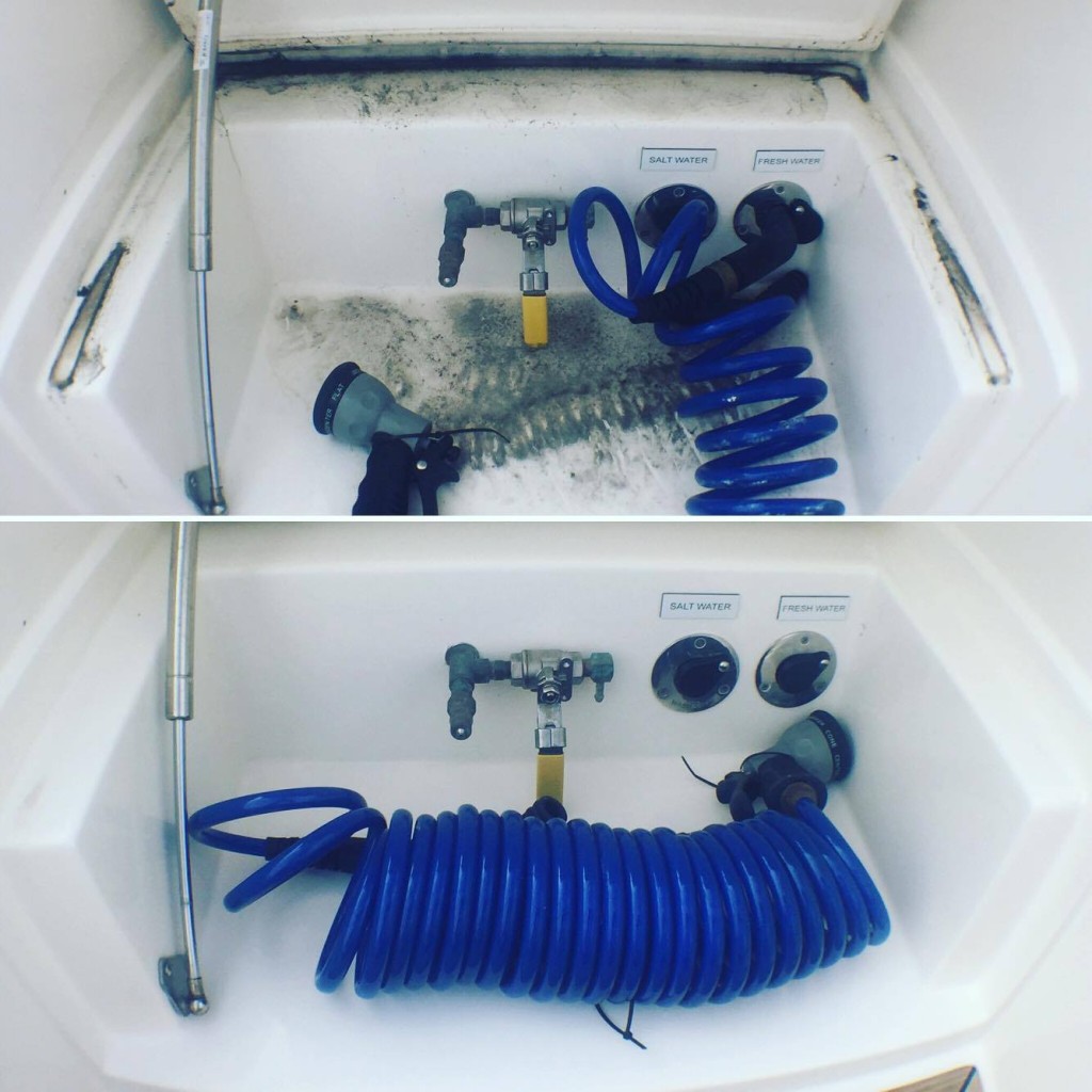 Cleaning and Detailing under Hatches Etiquette Marine